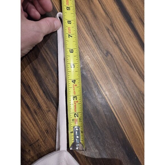 Karl Lagerfeld Paris Double Ruffle Dress Sz 14 Barbiecore Dusty Blush Rose Pink - Picture 11 of 12